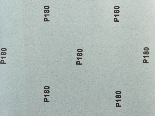 Лист шлифовальный ЗУБР "СТАНДАРТ" на бумажной основе, водостойкий 230х280 мм, Р180, 5шт