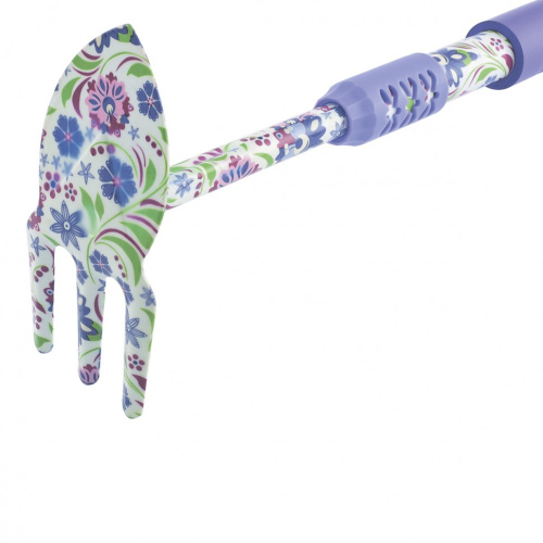Мотыжка комбинированная удлиненная, обрезиненная рукоятка, Flower Mint Palisad 62047