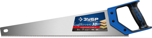 Универсальная ножовка Зубр МОЛНИЯ-3D 500 мм, 7TPI, 3D зуб 15077-50_z01