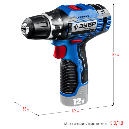 Дрель-шуруповерт ЗУБР Профессионал DL-121