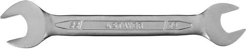Рожковый гаечный ключ 19 x 22 мм, STAYER