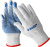 Перчатки ЗУБР трикотажные, 12 класс, х/б, с защитой от скольжения, S-M
