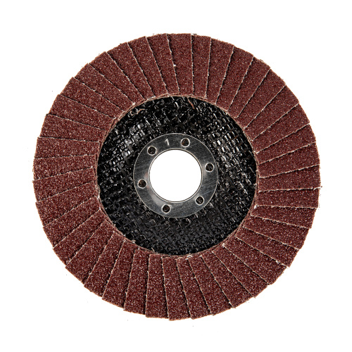 Круг лепестковый торцевой, конический, Р 60, 125 х 22,2 мм Сибртех
