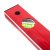 Уровень алюминиевый "Red", коробчатый корпус, фрезерованная грань, 3 акриловых глазка, 400мм, РемоКо