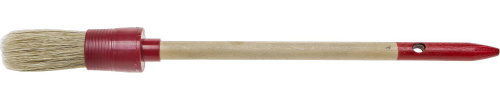 Кисть круглая STAYER "MASTER", натуральная щетина, деревянная ручка, №2 x 20 мм