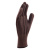 Перчатки трикотажные, акрил, ПВХ гель "Протектор", коричневые,оверлок, Россия Сибртех