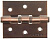 Петля универсальная ЗУБР 2 подшипника, цвет ст. медь (AC), с крепежом, 75х63х2, 5мм, 2 шт 