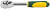 Вороток (трещотка) CrV механизм, пластиковая прорезиненная ручка 1/4'', 24 зубца