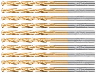 Сверло по металлу Cutop Profi с титановым покрытием, 3,6х70 мм (10 шт)
