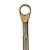 Ключ накидной, 17 х 19 мм, желтый цинк Сибртех