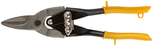 Ножницы по металлу "Лайт", инструментальная сталь, пластиковые ручки, прямые 250 мм