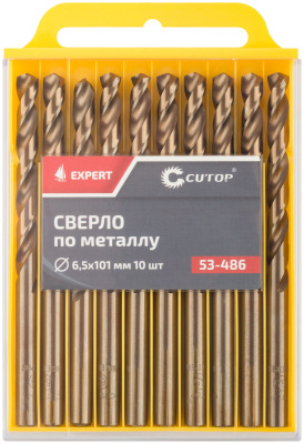 Сверло по металлу Cutop EXPERT, 6,5х101 мм (10 шт)