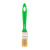 Кисть флейцевая "Эксперт", 25*8, натуральная щетина, пластиковая ручка Сибртех