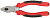 Плоскогубцы комбинированные "Стандарт" красно-черные пластиковые ручки, полированная сталь 165 мм