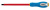 ЗУБР "ПРОФИ ЭЛЕКТРИК". Отвертка Cr-V, трехкомпонент рукоятка, высоковольтная ~1000В, SL, 8, 0x175 мм