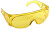 Очки STAYER "STANDARD" защитные, поликарбонатная монолинза с боковой вентиляцией, желтые 