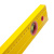 Уровень алюминиевый "Yellow", коробчатый корпус, 3 акриловых глазка, линейка, 1500мм, РемоКолор