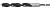 Сверло по дереву, М-образная заточка, шестигранный хвостовик 1/4", ЗУБР Эксперт, 12х140 мм