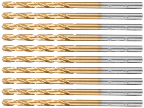 Сверло по металлу Cutop Profi с титановым покрытием, 3х61 мм (10 шт)