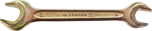 Рожковый гаечный ключ 19 x 22 мм,  STAYER
