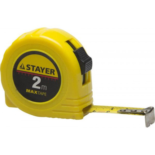 Рулетка STAYER "МASTER" "MaxTape", пластиковый корпус, 2м/16мм 