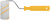 Валик полиакриловый белый с желтой полосой "миди", диам. 30/54 мм, ворс 12 мм, 100 мм