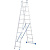 Лестница, 2 х 11 ступеней, алюминиевая, двухсекционная, Россия Сибртех
