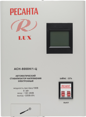 Стабилизатор АСН- 8 000 Н/1-Ц Ресанта Lux