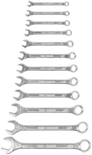 Ключи комбинированные "Стандарт", набор 12 шт. ( 6-22 мм )