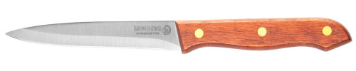 Нож LEGIONER "GERMANICA" универсальный, тип "Solo" с деревянной ручкой, нерж лезвие 110 мм
