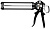 Пистолет для герметика KRAFTOOL "SuperKraft" 06673, скелетный, поворотный корпус, 320 мл