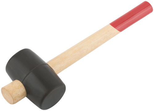 Киянка резиновая, деревянная ручка 45 мм ( 230 гр )