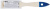Кисть флейцевая "Эконом", натур. светлая щетина, деревянная ручка  1" (25 мм)