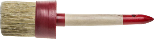 Кисть круглая STAYER "MASTER", светлая натурал. щетина, пластм. корпус, деревян. ручка, №22 x70 мм 