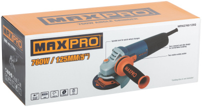 Углошлифовальная машина MAX-PRO 125мм 85121