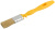 Кисть флейцевая "Стронг", натур.светлая щетина, пластиковая ручка с выемкой   25 мм