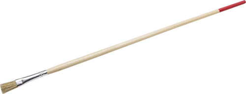 Кисть круглая тонкая STAYER "UNIVERSAL-STANDARD", натуральная щетина, деревянная ручка, №6 x 8 мм