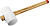 Киянка ЗУБР "МАСТЕР" резиновая белая, с деревянной рукояткой, 0, 68кг 