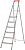 Лестница-стремянка стальная, 7 ступеней, вес 8,8 кг