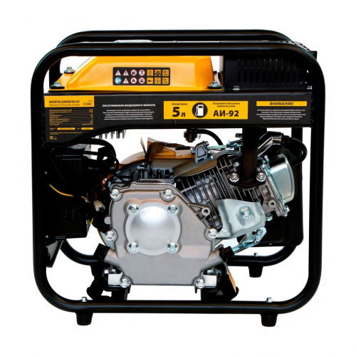 Инверторная генераторная установка GT-2500iF, 2,5 кВт, 230 В,открытый корпус,ручной старт Denzel