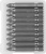 Биты ЗУБР "МАСТЕР" кованые, хромомолибденовая сталь, тип хвостовика E 1/4", PZ2, 50 мм, 10шт 